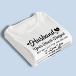 Your Heart Stopped But My Love For You Did Not - Memorial Personalized Custom Unisex T-shirt, Premium T-shirt, Hoodie - Sympathy Gift For Wife, Widows