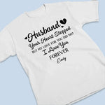 Your Heart Stopped But My Love For You Did Not - Memorial Personalized Custom Unisex T-shirt, Premium T-shirt, Hoodie - Sympathy Gift For Wife, Widows