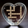 The Heart Of Our Family	- Family Personalized Custom 3D Crystal Heart Shaped - Gift For Family Members