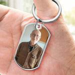 Custom Photo We Miss You Every Day - Memorial Personalized Custom Keychain - Sympathy Gift For Family