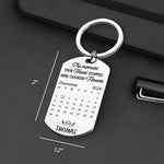Custom Photo We Miss You Every Day - Memorial Personalized Custom Keychain - Sympathy Gift For Family