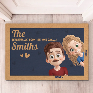 Love Is Our Endless Adventure - Couple Personalized Custom Home Decor Decorative Mat - House Warming Gift For Husband Wife, Anniversary