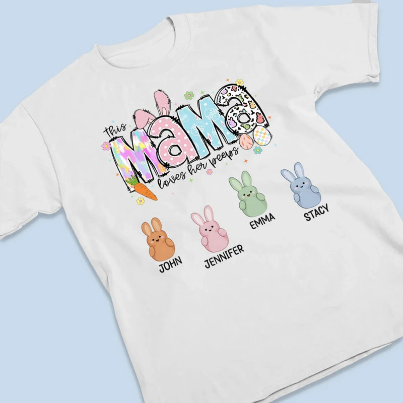 Little Bunnies, Big Love - Family Personalized Custom Unisex T-shirt, Premium T-shirt, Hoodie - Easter Gift For Mom, Grandma