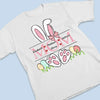 Bunny Hug Squad - Family Personalized Custom Unisex T-shirt, Premium T-shirt, Hoodie - Easter Gift For Mom, Grandma