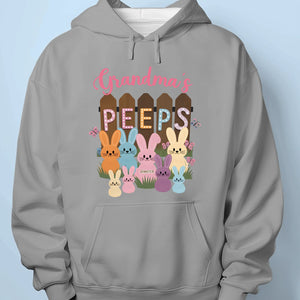 Blessed With My Peeps - Family Personalized Custom Unisex T-shirt, Premium T-shirt, Hoodie - Easter Gift For Mom, Grandma