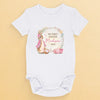 Bunny Kisses & Springtime Wishes - Family Personalized Custom Baby Onesie - Easter Gift For Baby Kids, Newborn Baby