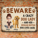 Dog Hair, Wet Noses & Endless Love Inside - Dog Personalized Custom Home Decor Metal Sign - House Warming Gift For Pet Owners, Pet Lovers