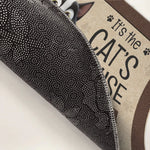 Home Is Where The Cat Rules - Cat Personalized Custom Home Decor Decorative Mat - House Warming Gift For Pet Owners, Pet Lovers