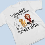True Friends Are Covered In Fur - Dog Personalized Custom Unisex T-shirt, Premium T-shirt, Hoodie - Gift For Dog Lovers, Women