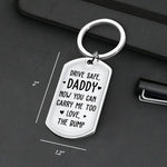 Custom Photo Now You Can Carry Me Too - Family Personalized Custom Keychain - Gift For Family Members, Baby Shower Gift