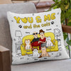 You, Me & The Cat Chaos - Cat Personalized Custom Pillow - Gift For Pet Owners, Pet Lovers