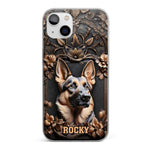 Pet Is Loyal Friend For Life - Dog Personalized Custom 3D Inflated Effect Printed Clear Phone Case - Gift For Pet Owners, Pet Lovers