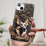 Pet Is Loyal Friend For Life - Dog Personalized Custom 3D Inflated Effect Printed Clear Phone Case - Gift For Pet Owners, Pet Lovers