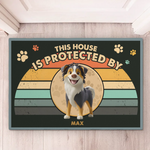Custom Name Paw-Some Home Gifts for Dog Lovers - Personalized Doormat