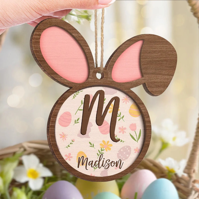 A Time For Renewal - Family Personalized Custom Ornament - Wood Custom Shaped - Easter Gift For Family Members