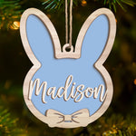Joyful Easter Blessings - Family Personalized Custom Ornament - Wood Custom Shaped - Easter Gift For Family Members