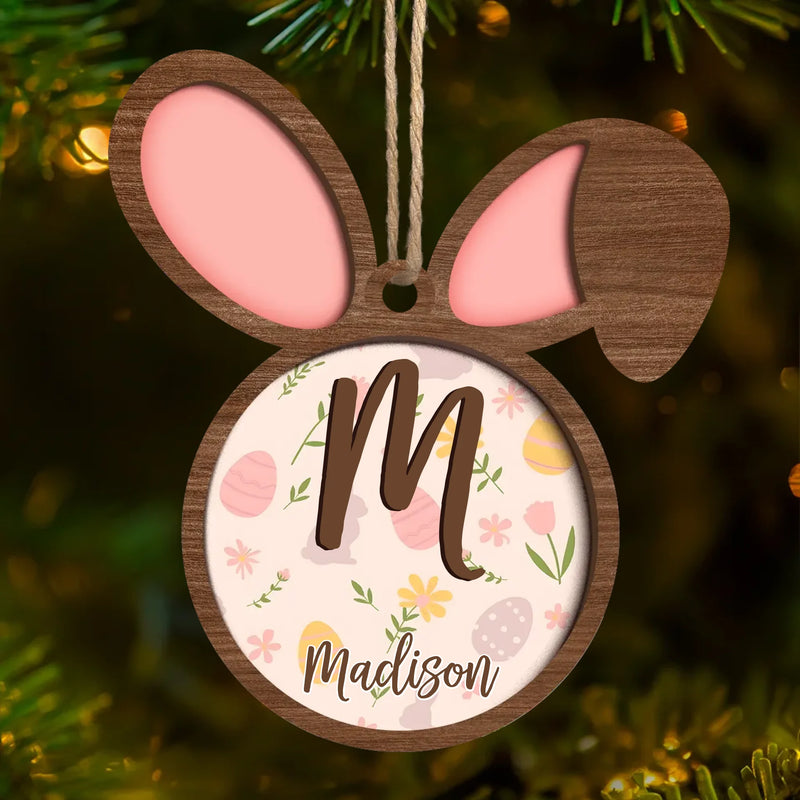 A Time For Renewal - Family Personalized Custom Ornament - Wood Custom Shaped - Easter Gift For Family Members