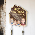 Custom Family Name Home Gifts - Personalized Acrylic Puzzle Key Holder