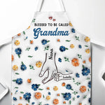 Grandma’s Kitchen, Filled With Love - Family Personalized Custom 3D Inflated Effect Printed Apron - Mother's Day, Gift For Mom, Grandma