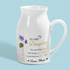 A Mother’s Love Is The Greatest Gift - Family Personalized Custom Home Decor Flower Vase - Mother's Day, House Warming Gift For Mom, Daughter