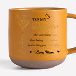 The Best Love Is A Mother’s Love - Family Personalized Custom Printed Pottery Mug - Mother's Day, Gift For Daughter, Mom
