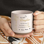 The Best Love Is A Mother’s Love - Family Personalized Custom Printed Pottery Mug - Mother's Day, Gift For Daughter, Mom