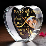 Custom Photo Infinity Love Couple Gifts - Personalized 3D Crystal