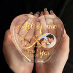 Custom Photo Infinity Love Couple Gifts - Personalized 3D Crystal