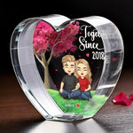 You Are The Only One I Want To Annoy For The Rest Of My Life - Couple Personalized Custom 3D Crystal Heart Shaped - Gift For Husband, Wife, Couple