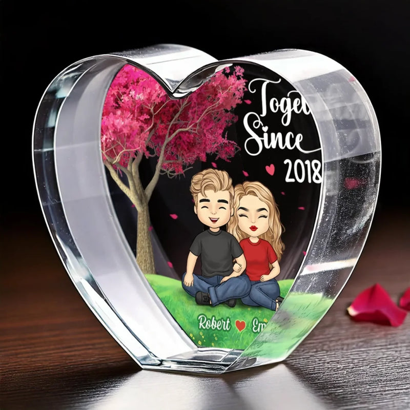 You Are The Only One I Want To Annoy For The Rest Of My Life - Couple Personalized Custom 3D Crystal Heart Shaped - Gift For Husband Wife, Anniversary