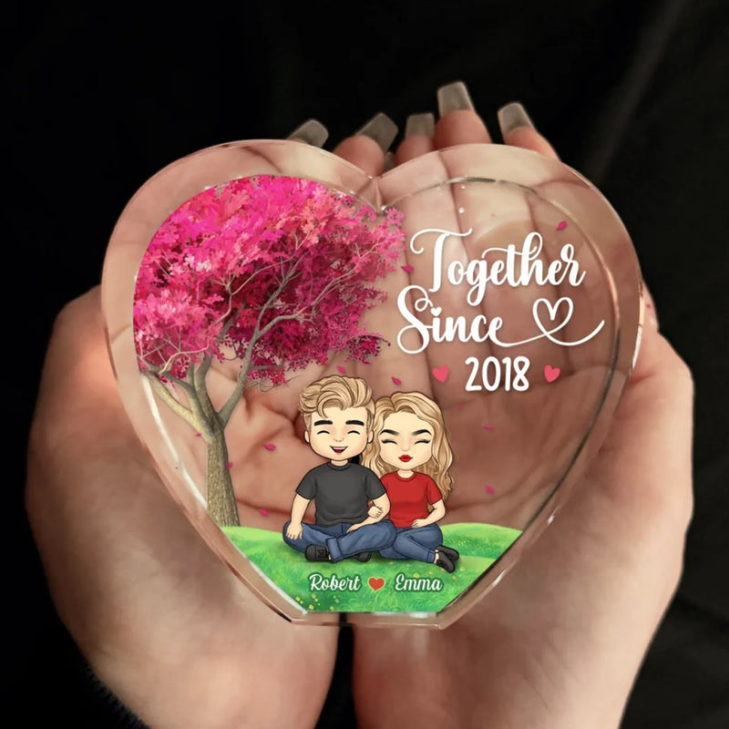 You Are The Only One I Want To Annoy For The Rest Of My Life - Couple Personalized Custom 3D Crystal Heart Shaped - Gift For Husband Wife, Anniversary