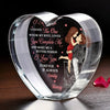 Holding You Forever - Couple Personalized Custom 3D Crystal Heart Shaped - Gift For Husband Wife, Anniversary