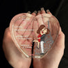 Holding You Forever - Couple Personalized Custom 3D Crystal Heart Shaped - Gift For Husband Wife, Anniversary