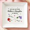 Amour éternel, lien intemporel - Plat à bijoux personnalisé pour la famille - Fête des Mères, cadeau pour maman, fille