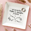 Mom’s Love, Daughter’s Strength - Family Personalized Custom Jewelry Dish - Mother's Day, Gift For Mom, Daughter