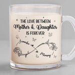You Are My Heart, My Joy, My Daughter - Family Personalized Custom Glass Mug - Mother's Day, Gift For Mom, Daughter