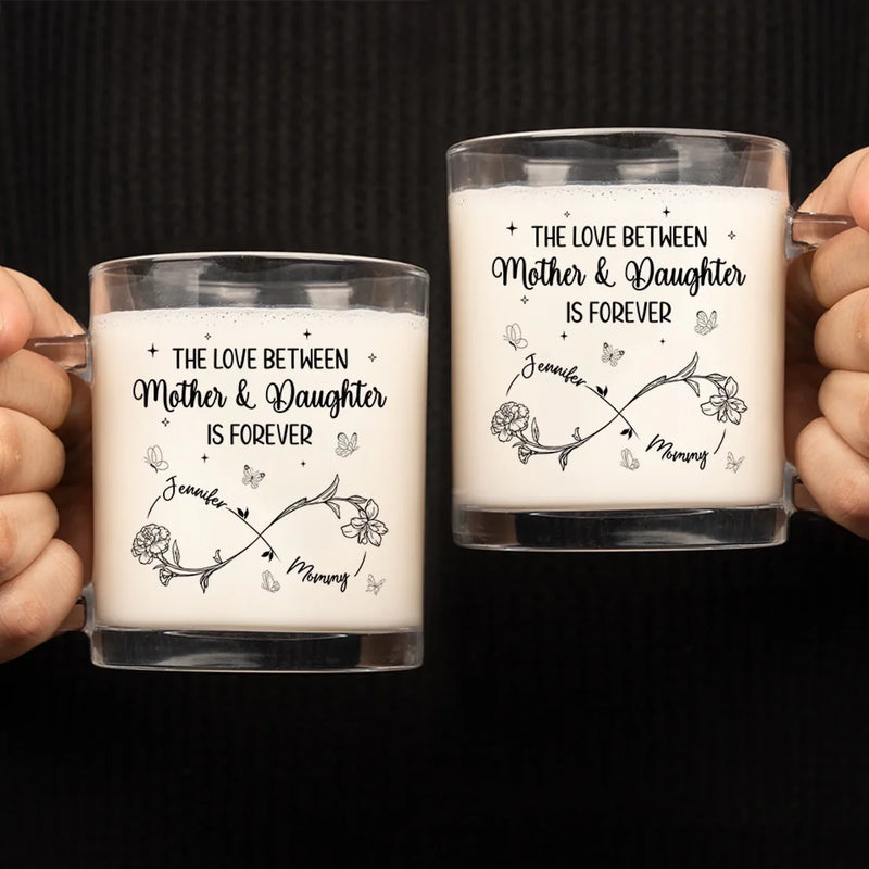 You Are My Heart, My Joy, My Daughter - Family Personalized Custom Glass Mug - Mother's Day, Gift For Mom, Daughter