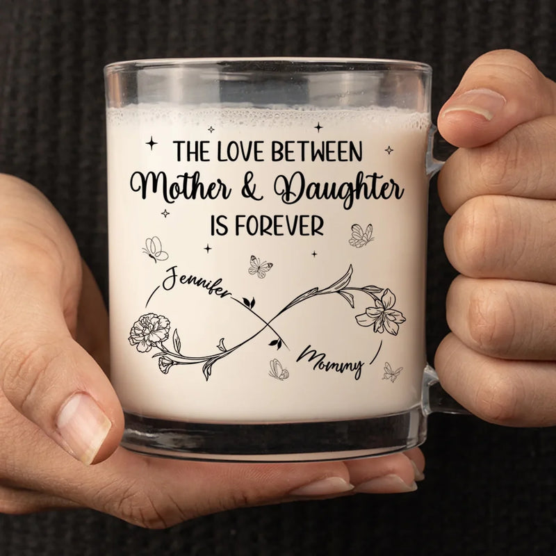 You Are My Heart, My Joy, My Daughter - Family Personalized Custom Glass Mug - Mother's Day, Gift For Mom, Daughter