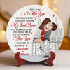 My Soulmate, My Forever - Couple Personalized Custom Ceramic Plate - Gift For Husband Wife, Anniversary, LGBTQ+
