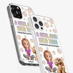 Paws, Love & Unbreakable Bonds - Dog Personalized Custom 3D Inflated Effect Printed Clear Phone Case - Gift For Pet Owners, Pet Lovers