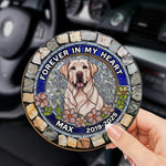 Custom Pet Photo Memorial Gifts for Dog Lovers - Personalized Car Visor Clip
