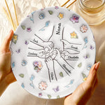 Her Love Is A Melody That Plays In The Heart Forever - Family Personalized Custom 3D Inflated Effect Printed Ceramic Plate - Mother's Day, Gift For Family
