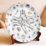 Her Love Is A Melody That Plays In The Heart Forever - Family Personalized Custom 3D Inflated Effect Printed Ceramic Plate - Mother's Day, Gift For Family