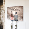 Wherever You Are, I’m Home - Couple Personalized Custom Acrylic Puzzle Key Holder - House Warming Gift For For Husband Wife, Anniversary