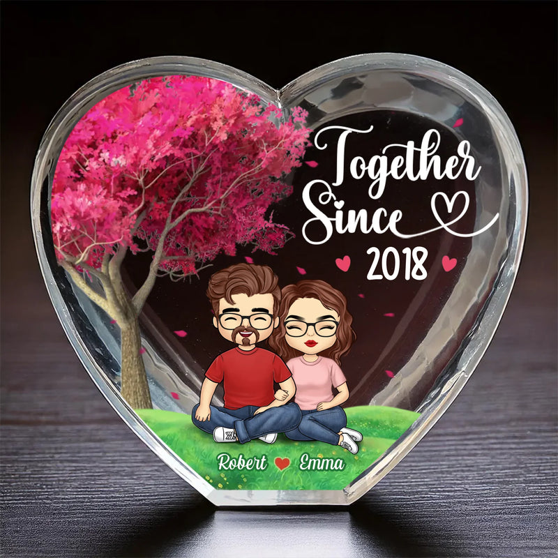 You Are The Only One I Want To Annoy For The Rest Of My Life - Couple Personalized Custom 3D Crystal Heart Shaped - Gift For Husband Wife, Anniversary