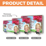 Two Weirdos, One Perfect Puzzle - Couple Personalized Custom Acrylic Puzzle Key Holder - House Warming Gift For Couple