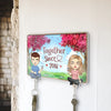 Two Weirdos, One Perfect Puzzle - Couple Personalized Custom Acrylic Puzzle Key Holder - House Warming Gift For For Husband Wife, Anniversary