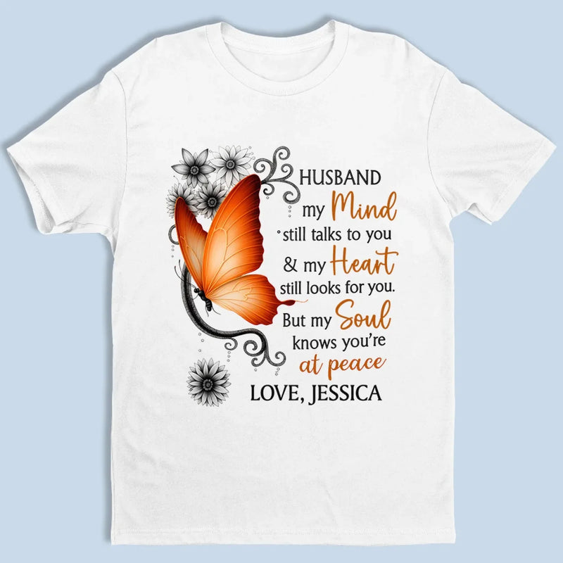 We Are Bound By Love And Wings - Memorial Personalized Custom Unisex T-shirt, Premium T-shirt, Hoodie - Sympathy Gift For Family Members
