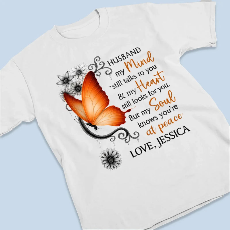 We Are Bound By Love And Wings - Memorial Personalized Custom Unisex T-shirt, Premium T-shirt, Hoodie - Sympathy Gift For Family Members
