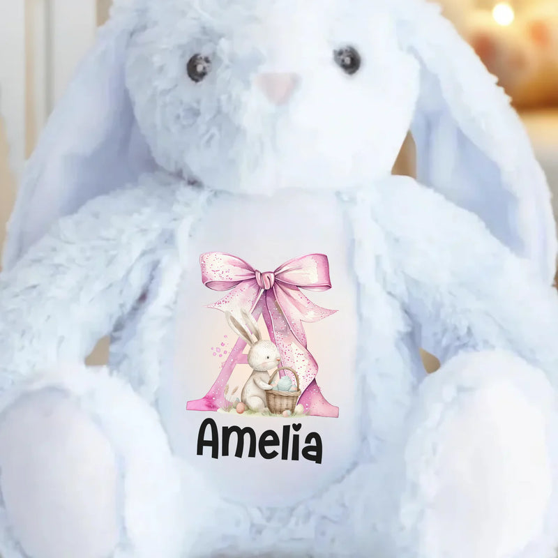 Easter Joy And Blessings From Above - Family Personalized Custom Easter Bunny Plush - Easter Gift For Family Members